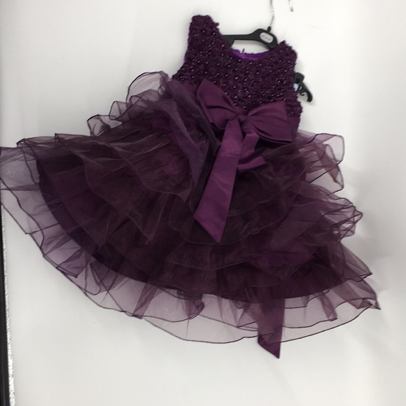 Beautiful Toddler Girl Beaded Layered Dress (E209) - Picture 2 of 7